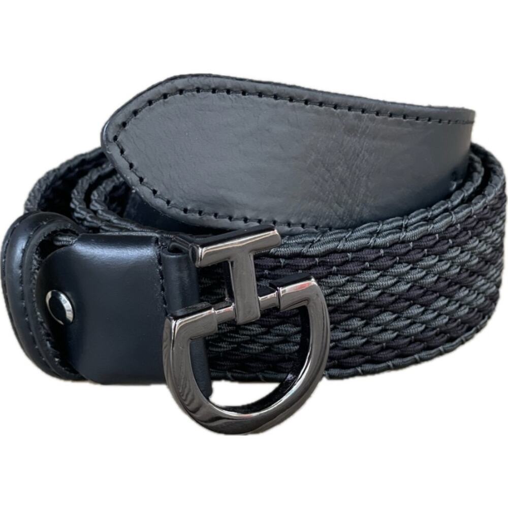 Stylish Black Braided Women's Belt
